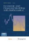 Image for Economic and Financial Modeling with Mathematica(R)
