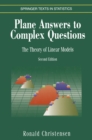 Image for Plane answers to complex questions: the theory of linear models