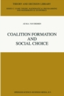 Image for Coalition formation and social choice