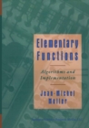 Image for Elementary Functions:: Algorithms and Implementation