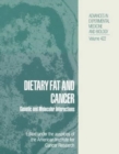 Image for Dietary Fat and Cancer : Genetic and Molecular Interactions