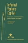 Image for Informal venture capital: investors, investments and policy issues in Finland