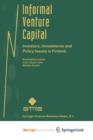 Image for Informal Venture Capital : Investors, Investments and Policy Issues in Finland
