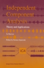Image for Independent component analysis: theory and applications