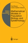 Image for Mathematical models in population biology and epidemiology