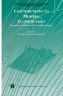 Image for Contributions to modern econometrics: from data analysis to economic policy