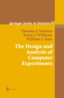 Image for The design and analysis of computer experiments