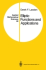 Image for Elliptic functions and applications