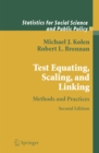 Image for Test equating, scaling, and linking: methods and practices