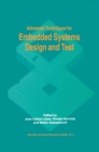 Image for Advanced Techniques for Embedded Systems Design and Test