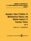 Image for Boundary Value Problems of Mathematical Physics and Related Aspects of Function Theory : 11