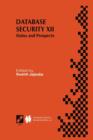 Image for Database Security XII : Status and Prospects