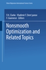 Image for Nonsmooth Optimization and Related Topics