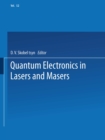 Image for Quantum Electronics in Lasers and Masers: Part 2