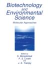 Image for Biotechnology and Environmental Science : Molecular Approaches