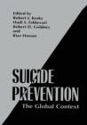 Image for Suicide Prevention : The Global Context