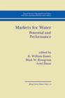Image for Markets for Water : Potential and Performance