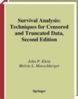 Image for Survival Analysis : Techniques for Censored and Truncated Data