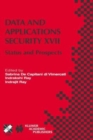 Image for Data and Applications Security XVII