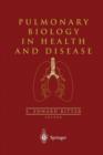 Image for Pulmonary Biology in Health and Disease