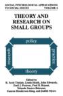 Image for Theory and Research on Small Groups
