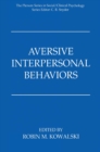 Image for Aversive Interpersonal Behaviors