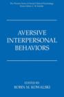 Image for Aversive Interpersonal Behaviors