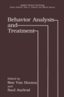 Image for Behavior Analysis and Treatment