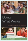 Image for Doing what works  : literacy strategies for the next level