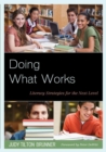 Image for Doing what works: literacy strategies for the next level
