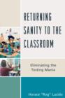 Image for Returning Sanity to the Classroom