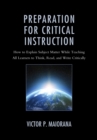 Image for Preparation for Critical Instruction
