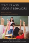 Image for Teacher and student behaviors: keys to success in classroom instruction