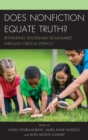 Image for Does nonfiction equate truth?: rethinking disciplinary boundaries through critical literacy