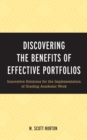 Image for Discovering the benefits of effective portfolios  : innovative solutions for the implementation of grading academic work
