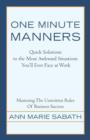 Image for One Minute Manners