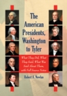 Image for American Presidents, Washington to Tyler: What They Did, What They Said, What Was Said About Them, with Full Source Notes