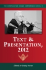 Image for Text &amp; presentation, 2012
