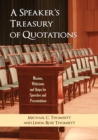 Image for Speaker&#39;s Treasury of Quotations: Maxims, Witticisms and Quips for Speeches and Presentations