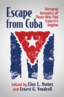 Image for Escape from Cuba: personal accounts of those who fled Castro&#39;s regime