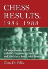Image for Chess results, 1986-1990  : a comprehensive record with 1,350 tournament crosstables and 191 match scores with sources
