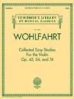 Image for Wohlfahrt - Collected Easy Studies for the Violin