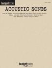 Image for Acoustic Songs : Budget Books