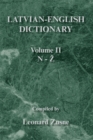Image for Latvian-English Dictionary: Volume Ii N-Z