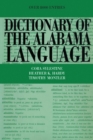 Image for Dictionary of the Alabama Language