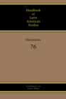 Image for Handbook of Latin American studies.: (Humanities) : Volume 76,