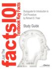 Image for Studyguide for Introduction to Civil Procedure by Freer, Richard D., ISBN 9781454802228
