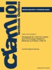 Image for Studyguide for Criminal Justice and Criminology Research Methods by Kraska, Peter B