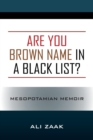 Image for Are You Brown Name in a Black List? Mesopotamian Memoir