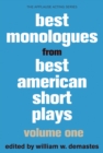 Image for Best Monologues from Best American Short Plays